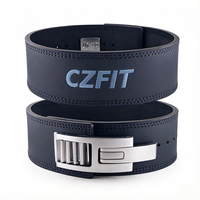 Ceinture de musculation en cuir de vachette avec boucle en alliage de zinc style titane, épaisseur 10 mm, pour la musculation et le soutien du dos en salle de sport