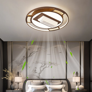 <b>Ceiling</b> Fan <b>Light</b> Minimalist Chinese Style <b>Led</b> Flush Mount For Living Room Bedroom 220V - Product Image 2