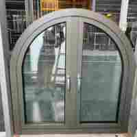 Ventanas de Arco de Aluminio de Alta Calidad para el Hogar, Diseño de Ventana de Aluminio con Forma Especial