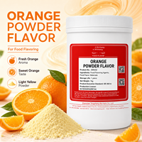 Poudre aromatisante saveur orange, arôme d'agrumes sucré, poudre d'orange naturelle pour boissons, pâtisseries et confiseries - F0020801