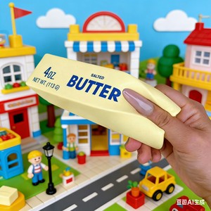 Jouet anti-stress souple en TPR à presser, en forme de bâton de beurre, à remontée lente, vente en gros, marque M1 KJKJ, pour 14 ans et plus - Product Image 2