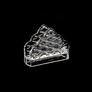 Facial Tissue Dispenser Box Cover Holder Clear Glass Rectangle Napkin Organizer for Bathroom, Kitchen and Office Room