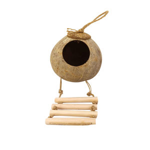 Nichoir pour animaux de compagnie <span class=keywords><strong>en</strong></span> coque de noix de coco, <span class=keywords><strong>cabane</strong></span> pour oiseaux <span class=keywords><strong>en</strong></span> coco, nichoirs, cage à oiseaux <span class=keywords><strong>en</strong></span> <span class=keywords><strong>bois</strong></span> naturel pour hamster, perruche, petits animaux - Product Image 3