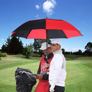 150cm Extra Large Surdimensionné à Double Auvent Air Ventilé Coupe-Vent <span class=keywords><strong>Auto</strong></span> Open Parapluie De Golf - Product Image 6