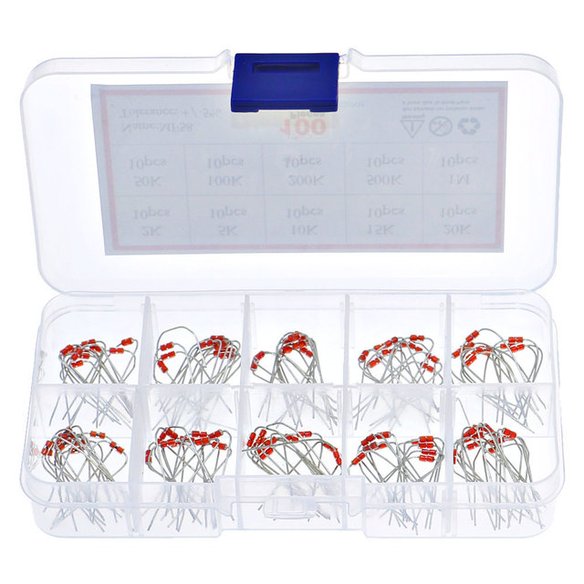 100 Pieces 10 Specifications (2K-1M) Induction Cooker Ntc Temperature Sensor Mf58 Thermistor Mixed Box