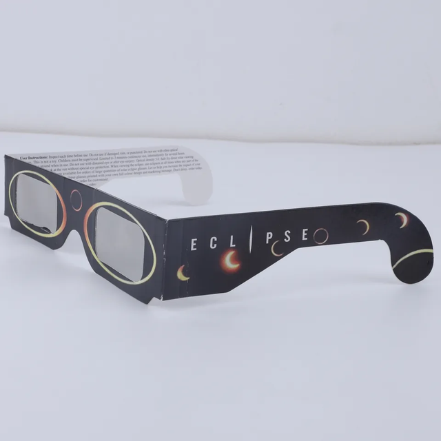 Wholesale 3D Paper Glasses Paper Polarized Solar eclipse Glasses for Sale
