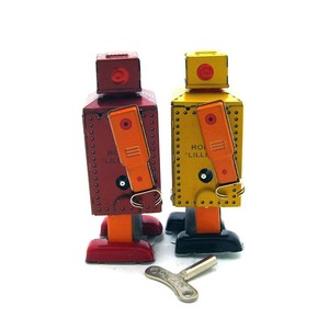 Vente en gros : Automatone Nostalgique en Métal Lithographié, Décoration de Loisirs Extérieurs, Jouet au Design Classique, Ornement de Bureau, Article Cadeau Unique - Product Image 5