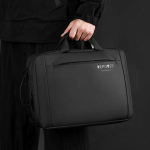 Sac à dos pour ordinateur portable Wepower, grande capacité, voyage d'affaires, unisexe, noir uni, poignée, 1331, automne 2025 - Product Image 1