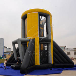 Cohete comercial inflable Bungee Jumping Castle Jumper Bounce House Cohete inflable gigante Juego de elevación de paracaídas - Product Image 3