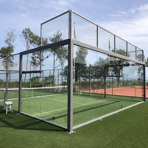 Cancha de Pádel Panorámica de Vista Completa de Alta Calidad, Cancha de Tenis de Pádel con Césped <span class=keywords><strong>Artificial</strong></span>, <span class=keywords><strong>Precio</strong></span> de Fábrica - Product Image 2