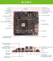 Carte de développement Radxa ROCK5 ITX RK3588, processeur octa-core, carte mère Mini-ITX, ordinateur monocarte, prise en charge du décodage 8K, FPGA