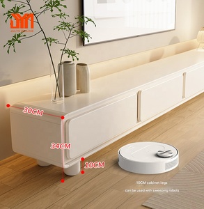 <span class=keywords><strong>JYN</strong></span> Meuble TV français à coin arrondi Armoire courte Table basse Combinaison Meuble TV Armoire - Product Image 4