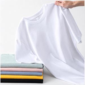 Camiseta Personalizada de 230-320 g/m², Camiseta Extra Grande de Hombros Caídos, 100% Algodón, Cuello Redondo Bordado, Diseño de Camiseta para Hombre - Product Image 1