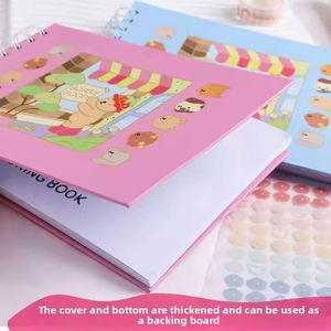 2025 XS Super lucu hewan menggemaskan karakter kumparan <span class=keywords><strong>Notebook</strong></span> baru warna air lukisan kertas buku mewarnai untuk dewasa remaja - Product Image 5