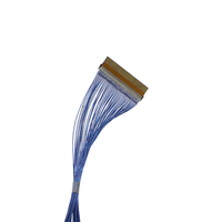 Hotten Maßgefertigte 0,5 mm Pitch LVDS-Videokabel HRS DF80 50-Pin Universal-LVDS-Kabel für LCD-Bildschirme