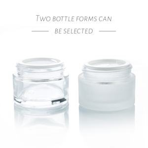 New 5G 10G 15G 20G 30G 50G 60G 100Gluxury Mặt Mỹ Phẩm Lotion Container Tùy Chỉnh Rỗng Frosted Mỹ Phẩm Kem Thủy Tinh <span class=keywords><strong>Jar</strong></span> Với Nắp - Product Image 5