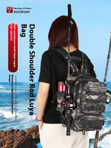 Sac Luya - Nouveau sac à dos de pêche multifonctionnel imperméable, sac à équipement, bandoulière simple ou double, nylon pour les sports de plein air - Product Image 6