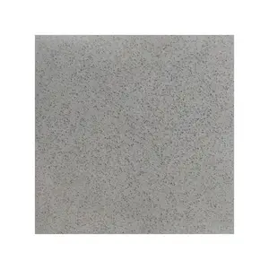 純粋な灰色のコンクリート灰色の輝き灰色の石英石スラブ