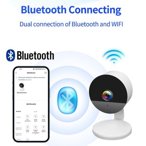 กล้องวงจรปิด 400W ความละเอียด 4MP เลนส์ f2.0 บันทึกข้อมูลบนคลาวด์ แอป Tuya ระบบตรวจสอบบ้านอัจฉริยะ มองเห็นในที่มืดด้วยอินฟราเรด ระยะ 10 เมตร - Product Image 2