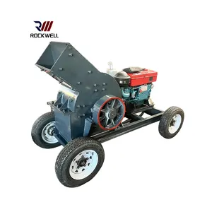 Miniature Movable Cone Rock And Gravel Aggregate Asphalt Hammer Mill Wholesale Price Hammer mill Blade Mobile Hammer Crusher