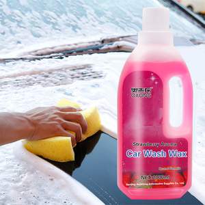 Strawberry Aroma Car Wash Soap Cleaner Rich Foam Cleaner For Car Care Large Capacity Snow Foam Car Wash Shampoo Wax