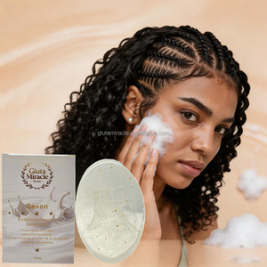 Jabón Exfoliante e Iluminador Antienvejecimiento, Reduce la Melanina, Elimina el Olor Corporal, Vitamina C, Colágeno, Glutatión, Marca Privada - Product Image 1