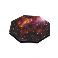 Palette de fards à paupières magnétique rectangulaire vide haut de gamme à 9 compartiments avec logo personnalisé, marque privée, en carton avec pelliculage mat pour emballage de maquillage