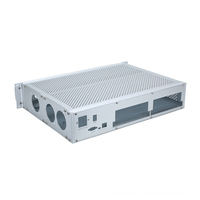 Boîtier de rack industriel 2U 19 pouces en acier galvanisé/alliage d'aluminium conforme à la norme EIA-310 avec poignées, châssis IP54