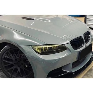 Capot avant compatible avec le modèle BMW Série 3 E90 M3, pour BMW Série 3 E90 M3 modèle 2005-2012, panneau de capot en fibre, kit carrosserie. - Product Image 6