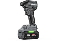 Tournevis sans balais sans fil 18V/20V/21V Clé électrique industrielle et de bricolage de qualité 1/4 avec batterie Li-ion