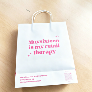 Bolsa de Papel Blanca y Negra con Logotipo Personalizado, Bolsas de Papel Kraft Marrón con Asa, Bolsa de Compras de Papel Kraft con su Propio Logotipo - Product Image 3
