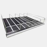 Étagère à rouleaux à alimentation par gravité OFL pour réfrigérateur à boissons - Taille et capacité personnalisables, installation pratique et facile