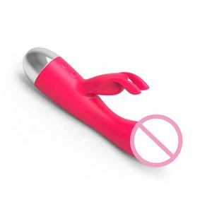 Grosir Pabrik mainan seks Vibrator G Spot kelinci penambal jari 3 in 1 untuk dewasa wanita Vibrator Dildo Flap Stimulator klitoris - Product Image 4
