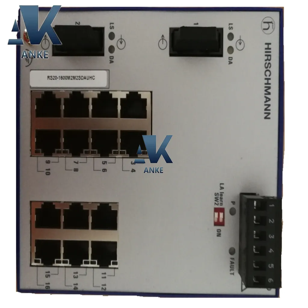 Hirschmann RS20-1600M2M2SDAUHH/HC09.0. 16 porte non gestite interruttore industriale Ethernet veloce OpenRail