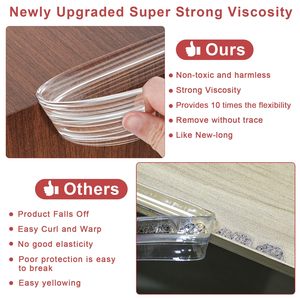 Nâng Cấp Mạnh Mẽ Dính Bé Chống Góc Bảo <span class=keywords><strong>V</strong></span>ệ Tùy Chỉnh Chiều Dài Rõ Ràng Mềm Cạnh Bảo <span class=keywords><strong>V</strong></span>ệ Đồ Nội Thất An Toàn Cản - Product Image 5