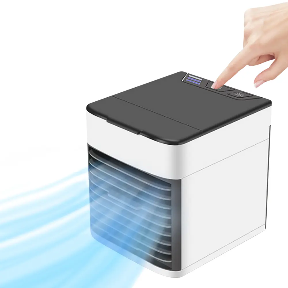 Small Desktop Table Quiet Portable Ac Mini Personal Space Air Cooler Fan Air Conditioning For Room Office Desk