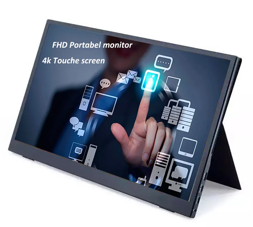 Écran HD Portable de jeu de 1080 pouces 17.1 px, moniteur avec connexion USB C