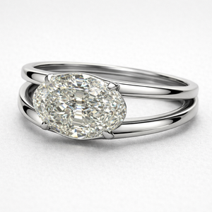 Bague de fiançailles classique en diamant platine, certifiée IGI, taille US 6 - Product Image 2