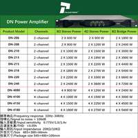Amplificateur de puissance professionnel Paulkitson DN208 DN218 2 canaux, amplificateur de puissance de classe D, amplificateurs audio professionnels