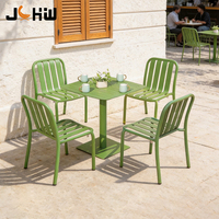 Vente directe d'usine, chaise de salle à manger multicolores pour restaurant, café, extérieur, meubles de jardin durables, chaise de terrasse, chaise de café, chaise de restaurant