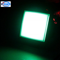 Boutons poussoirs carrés lumineux à LED de 60 mm, 12 V, en plastique, pour distributeurs automatiques et contrôleurs de jeux d'arcade à monnayeur, DIY