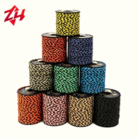 Corde tressée en aramide de 5 mm, 6 mm, 8 mm, haute résistance, résistante à la chaleur, pour levage industriel et sauvetage incendie (vente en gros)