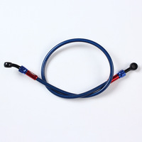 Tuyau d'huile de frein d'usine Ligne PTFE Tuyau d'huile de frein en acier inoxydable Diamètre du trou 10mm Câble de frein de moto