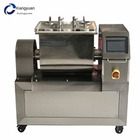 Mélangeur à pâte sous vide commercial en acier inoxydable, machine à retourner les boîtes à nouilles pour la production de peaux de raviolis, de pains vapeur et de pains, pour usage en boulangerie