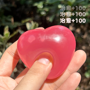 <b>Glitter</b> Heart Anti-Stress Squishy Stress Balls Mini Fidget Toys for Adults Valentine Party Favors Gift for Boys and Girls Relief - Product Image 5