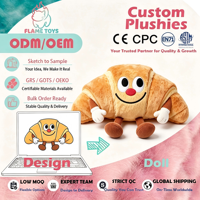 Peluche personnalisée de luxe super douce brodée anti-stress pour la première Pâques certifiée CE