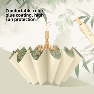 <span class=keywords><strong>Parapluie</strong></span> toutes saisons à 16 baleines colorées avec cadre en alliage d'aluminium renforcé et conception coupe-vent double <span class=keywords><strong>taille</strong></span> - Product Image 4