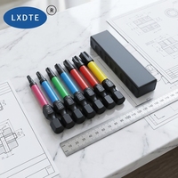 Embouts de tournevis Torx LXDTE 50 mm en acier S2 T10-T40, qualité industrielle, magnétiques, avec tige hexagonale 1/4 pour outils électriques