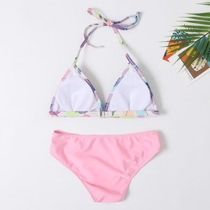 Traje de Baño Personalizado de Moda para Mujer, Bikini Estampado a Cuadros, Venta al por Mayor, Traje de Baño de Diseñador - Product Image 3