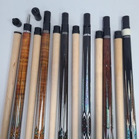 Queues de billard Jassinry Carom avec motifs arc-en-ciel, 142 cm + embout de 12 mm, queues à 3 coussins, joint radial, bois d'érable dur